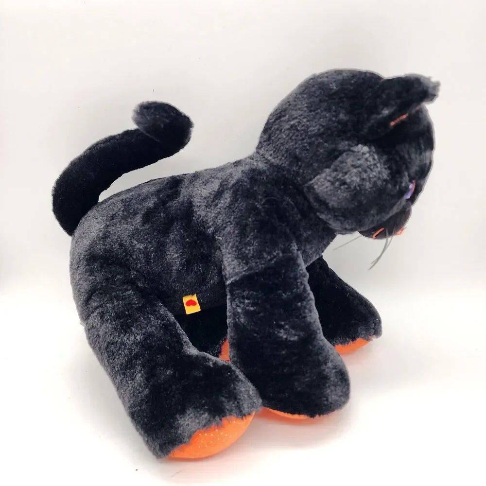 Build A Bear Lucky Black Cat Plush 12